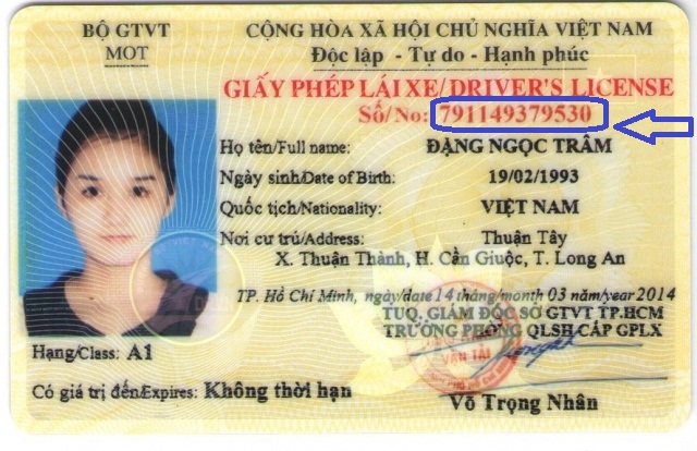 Tra cứu giấy phép lái xe