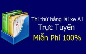 Đề thi lý thuyết xe máy mới nhất